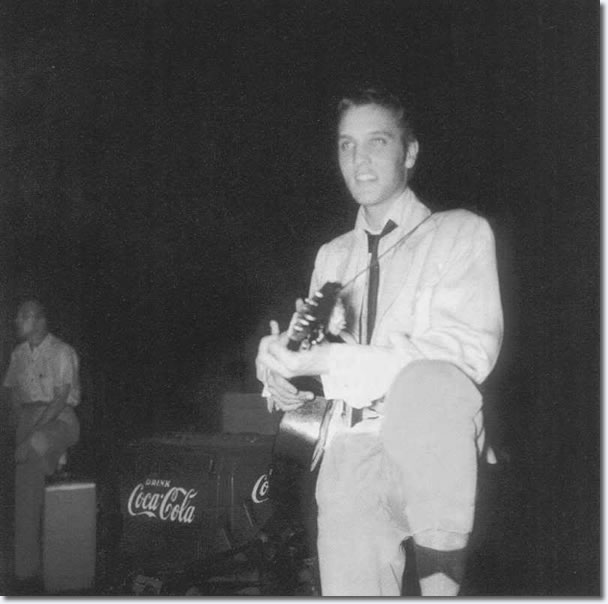 Elvis Presley - Backstage at the Overton Park Shell, Friday, July 30, 1954