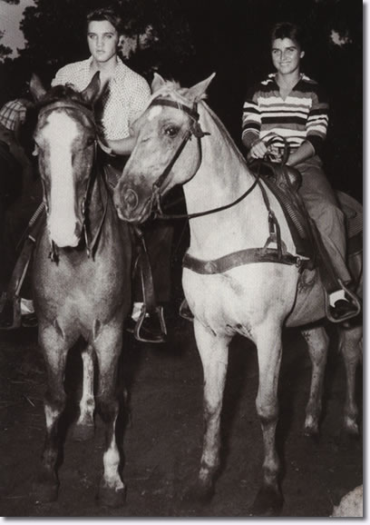 June Juanico & Elvis Presley Gulf Hills Dude Ranch 1956