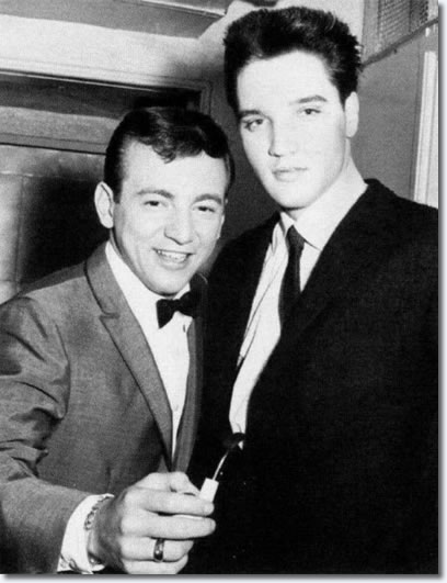 Elvis Presley and Bobby Darin : Sahara Hotel : July 26, 1960.