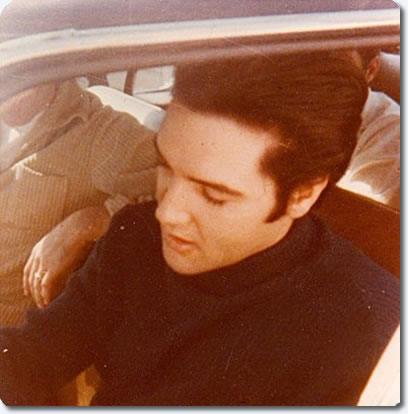 Elvis Presley : Leaving Graceland : February 6, 1968. Photo by Judy Palmer.