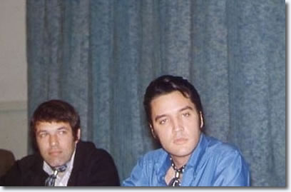 Steve Binder (Producer/Director) and Elvis Presley.