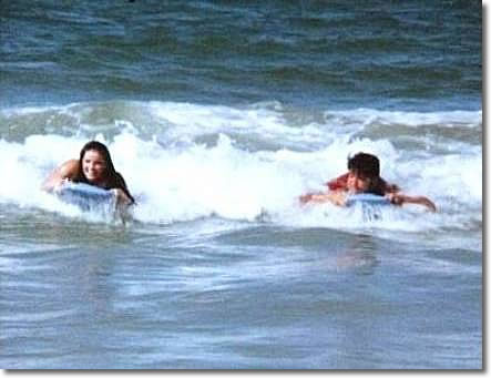Elvis and Priscilla Surfing Hawaii 1969