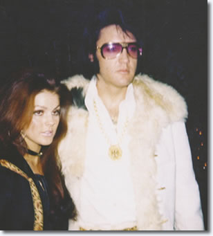 Priscilla and Elvis Presley : New Years Eve Party at TJ's : December 31, 1970.