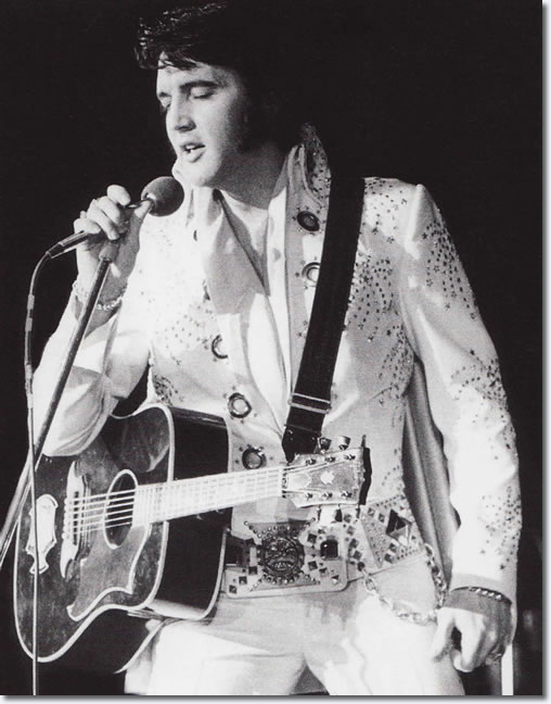 Elvis Presley : Dayton, Ohio: April 7, 1972. From the book, Elvis On Tour by JAT Publications.