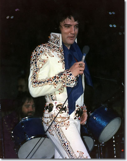 Elvis Presley at Roanoke Civic Center, Roanoke, Va March 10, 1974
