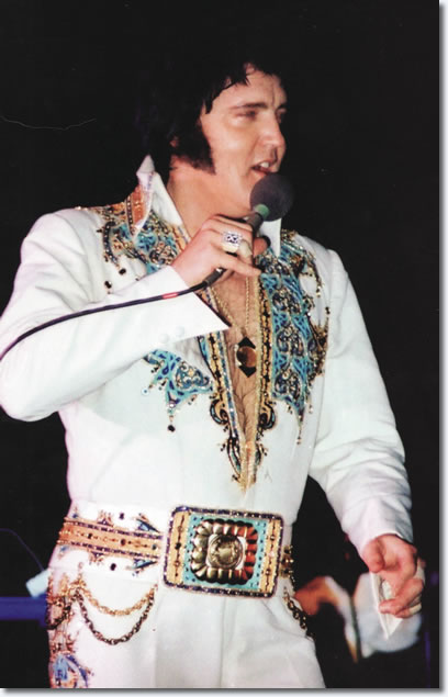 Elvis Presley: Ann Arbor Michigon: April 25, 1977. From the book, Elvis '77 The Final Curtain.