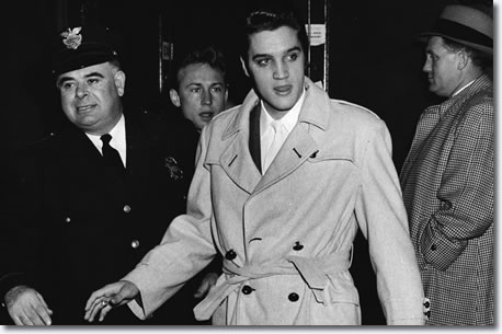 Elvis Presley at the Cleveland Arena, Ohio - November 23, 1956