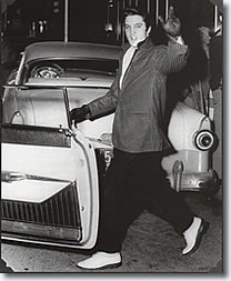 Elvis Leaving The Hayride '56
