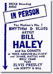 In Person - Bill Haley  ... Plus Elvis, Scotty & Bill