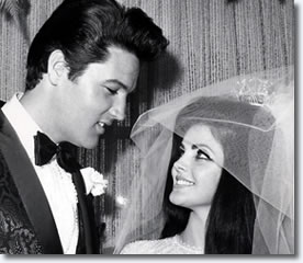 Elvis and Priscila Wedding 1967