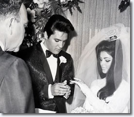 Elvis and Priscila Wedding 1967
